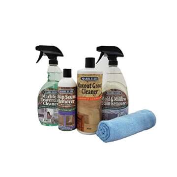 Marblelife Clean & Fresh Kitchen & Bathroom Care Kits – Marble & Travertine (MTC-41150, SSR-41200,...