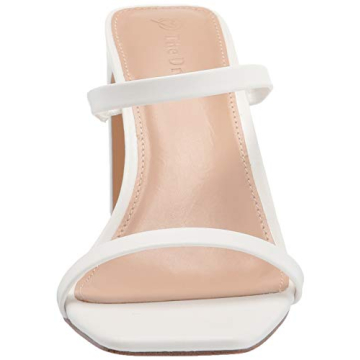 The Drop Women's Avery White High Heel Sandals Elegant Comfort
