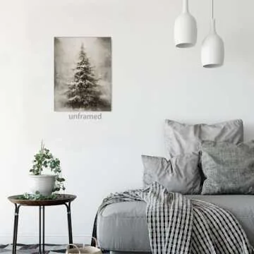 Buy WAYUWGAN Vintage Christmas Pine Tree Wall Art Online