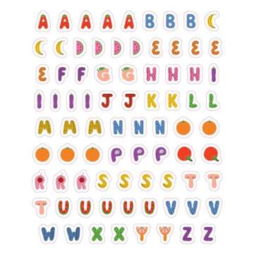 So. Many. Letter Stickers.: 3,820 Alphabet Stickers for Word Nerds (So. Many. Stickers.)