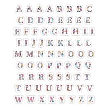 So. Many. Letter Stickers.: 3,820 Alphabet Stickers for Word Nerds (So. Many. Stickers.)