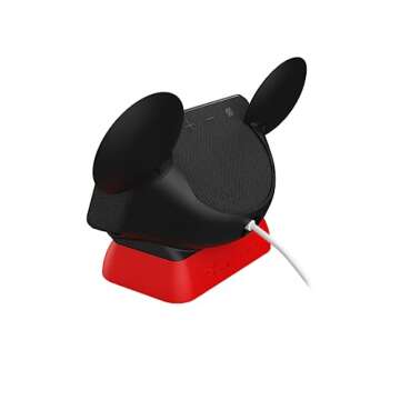 Made for Amazon, Disney Mickey Mouse-inspired Stand for Amazon Echo Show 5 (2023 Release)