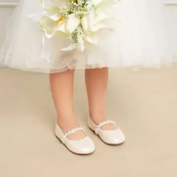 Stylish DREAM PAIRS Mary Jane Flats for Toddler Girls