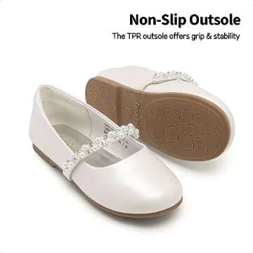 Stylish DREAM PAIRS Mary Jane Flats for Toddler Girls