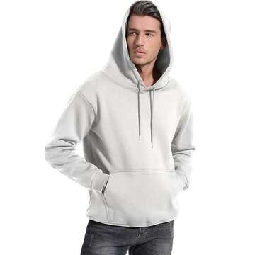 Kissonic Men's Fleece Hoodie For Ultimate Warmth and Style