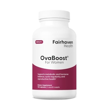 Fairhaven Health OvaBoost Fertility Supplements for Women | Conception for Her Vitamins | Support Eg...