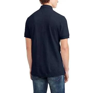 Tommy Hilfiger Men's Polo Shirt Classic Fit, Navy, Large