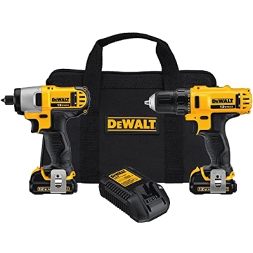 DEWALT 12V MAX Impact Driver and Drill Combo Kit – Compact Power Tools for Every Project