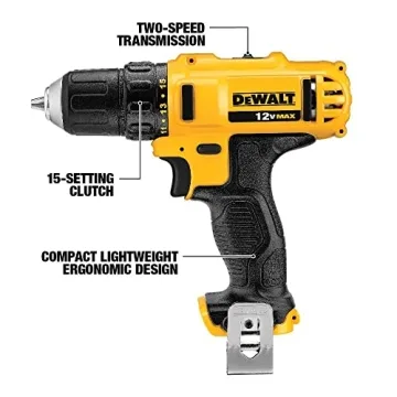 DEWALT 12V MAX Impact Driver and Drill Combo Kit