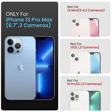 FireNova Designed for iPhone 13 Pro Max Case, Silicone [Camera Protection] Phone Case with [2 Screen Protectors], Soft Anti-Scratch Microfiber Lining Inside, 6.7 inch, Klein Blue