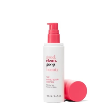 good.clean.goop beauty The Naked Elixir Body Oil | Perfect Hydration with Vitamin E, Turmeric & Saff...