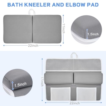 JOY ANAN Bath Kneeler & Elbow Rest Pad Set