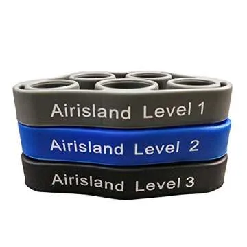 Airisland Finger Stretcher Hand Resistance Bands Hand Extensor Exerciser Finger Grip Strengthener St...