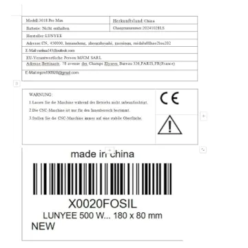 LUNYEE 3018 PRO MAX CNC Router Machine 500W All-Metal