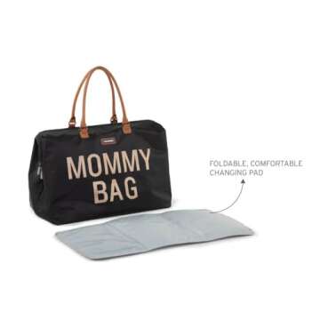 Childhome The Original Mommy Bag, Large Baby Diaper Bag, Mommy Hospital Bag, Large Tote Bag, Mommy T...