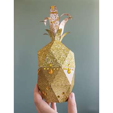 DCWV Diecuts With a View, 30 Sheets 12x12, Glitter Brights Cardstock, Variety Pack, Pink, Blue, Green, Purple, Gold and More, Perfect for Cutting Machines, Crafts and Art Projects