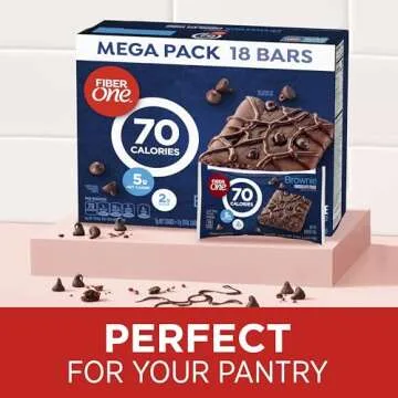 Fiber One 70 Calorie Chocolate Fudge Brownies Mega Pack