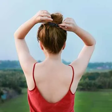 Lolalet Hair Scrunchies Satin Scrunchies for Women, Soft Hair Ties Scrunchy Cute Ponytail Holder Hai...