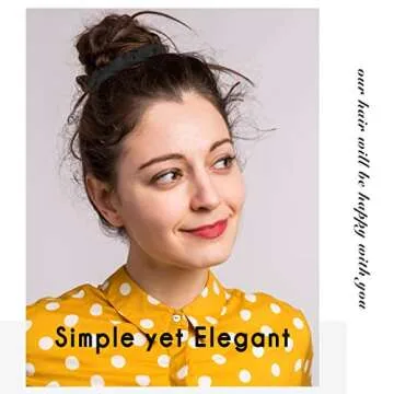 Lolalet Hair Scrunchies Satin Scrunchies for Women, Soft Hair Ties Scrunchy Cute Ponytail Holder Hair Accessories with Elastic Hair Bands for Girls Thick Thin Curly Hair -8 Pack, Style B