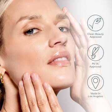 SKINN Daily Morning Face Wash, Green Tea + Mint Cleanser, 4oz - Gentle Exfoliating Facial Cleanser for All Skin Types - Formulated with Antioxidant & Botanical Oils & Salicylic Acid