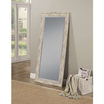 Rustic Farmhouse Full Length Leaner Mirror for Homes