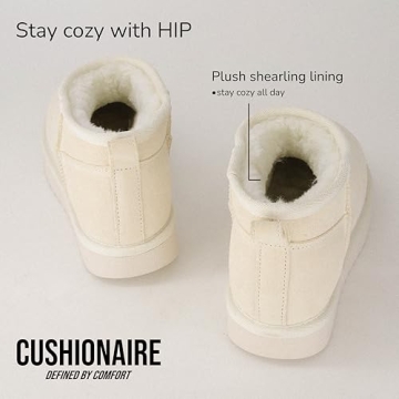 Genuine Suede Ankle Snow Boots for Women