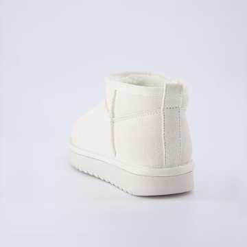 Genuine Suede Ankle Snow Boots for Women