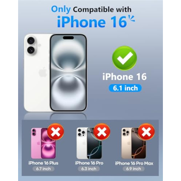 iPhone 16 Case with RFID Blocking Card Holder