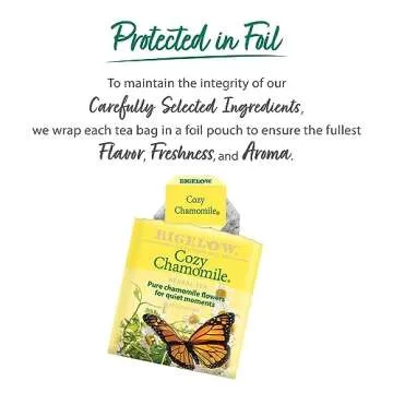 Bigelow Tea Cozy Chamomile Herbal Tea, Caffeine Free Tea with Chamomile Flowers, 20 Count Box (Pack of 6), 120 Total Tea Bags
