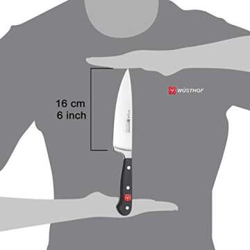 WÜSTHOF Classic 6” Chef’s Knife, Black