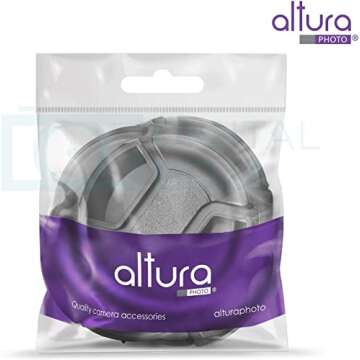 Altura Photo 49mm Lens Cap - 2 Pack Canon Cover for EOS M50 M M2 M3 M5 M6 M10 M100 M200 R50 R100 with EF-M 15-45mm f3.5-6.3, EF 50mm f/1.8 STM, RF-S18-45mm F4.5-6.3 IS STM Lenses and More