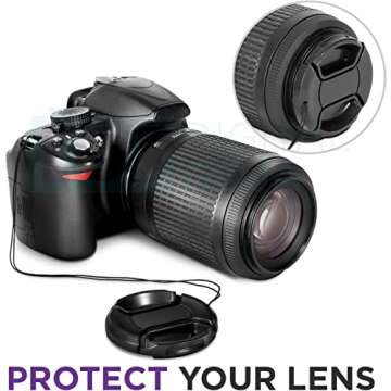 Altura Photo 49mm Lens Cap - 2 Pack Canon Cover for EOS M50 M M2 M3 M5 M6 M10 M100 M200 R50 R100 with EF-M 15-45mm f3.5-6.3, EF 50mm f/1.8 STM, RF-S18-45mm F4.5-6.3 IS STM Lenses and More