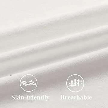 ZWJD 24x24 Cream Pillow Covers with Fringe Set of 2