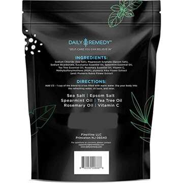 DAILY REMEDY Island Vibe Body Soak with Epsom Salt - Made in USA - for a Tropical Aroma Relaxation, Soothe, Moisturize and Revitalize Tired Achy Muscles.