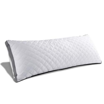 Oubonun Adjustable Loft Quilted Body Pillow for Comfort