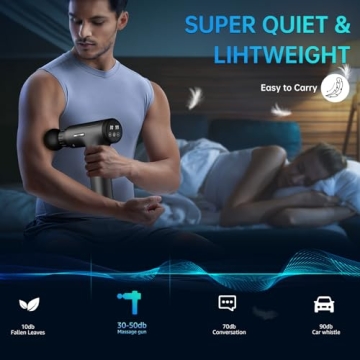 Portable Deep Tissue Massage Gun for Quick Relief