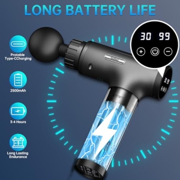 Portable Deep Tissue Massage Gun for Quick Relief