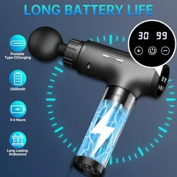 Portable Deep Tissue Massage Gun for Quick Relief