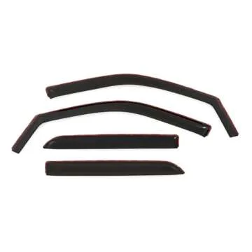 Rough Country Rain Guards for Ram 1500 & 2500 - Low Profile Visors