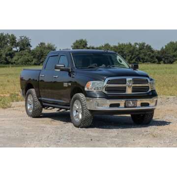 Rough Country Rain Guards for Ram 1500 & 2500 - Low Profile Visors