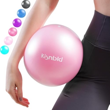 Kisnbld Small Exercise Ball for Yoga and Fitness