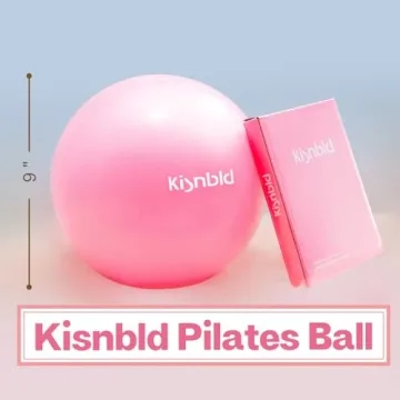 Kisnbld Small Exercise Ball for Yoga and Fitness