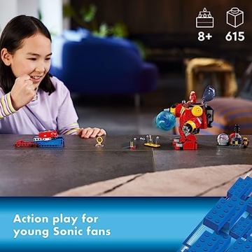 LEGO Sonic vs. Dr. Eggman's Death Egg Robot Building Toy