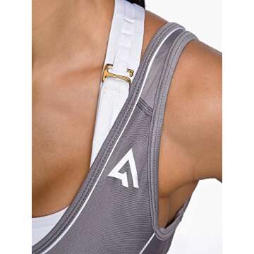 Adjustable Sports Bra for Medium to High Impact Sports & Fitness Activities