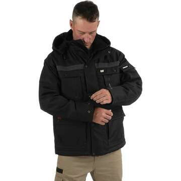 Caterpillar Men's Heavy Insulated Parka Big & Tall Sizes