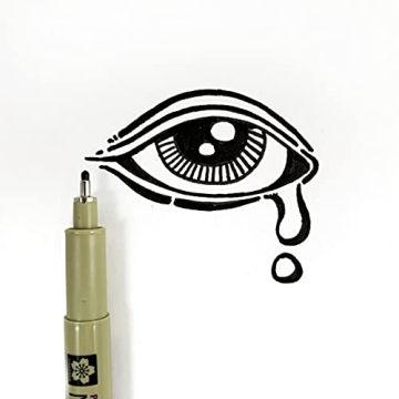 SAKURA Pigma Micron Fineliner Pens with Black Ink - 6 Count