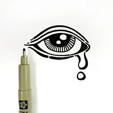 SAKURA Pigma Micron Fineliner Pens with Black Ink - 6 Count