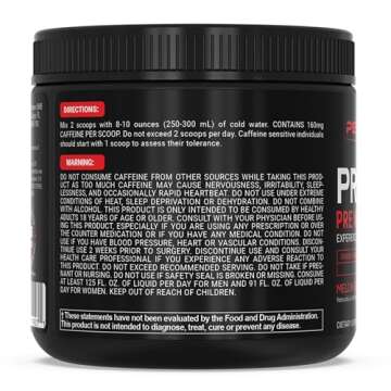 PEScience Prolific Pre Workout for Energy & Pump