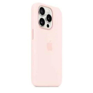 Apple iPhone 15 Pro Silicone Case with MagSafe - Light Pink