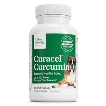 Terry Naturally Curacel Curcumin 60 Softgels for Dogs